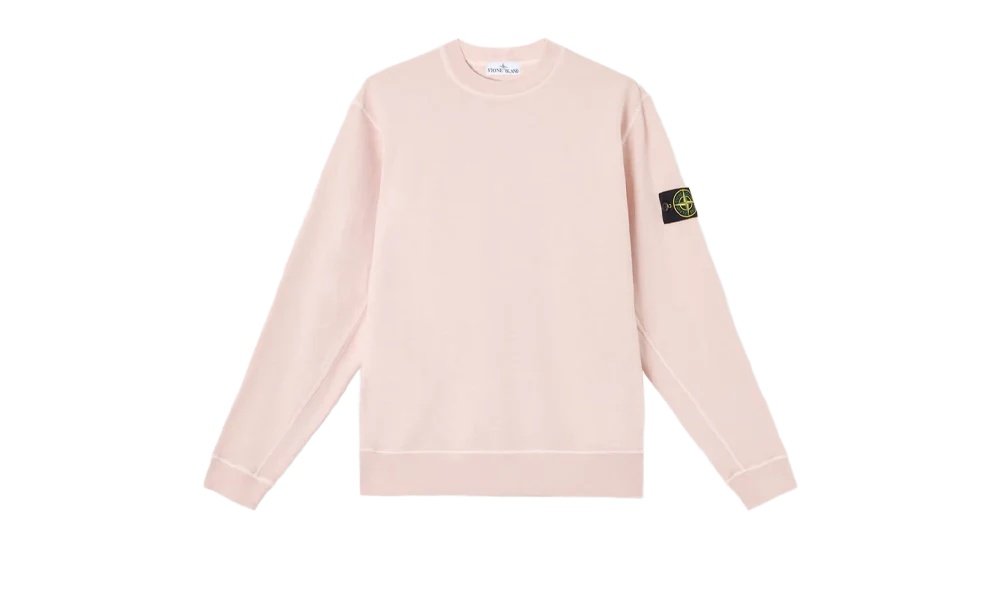 2026 & 2027 Stone Island Crewneck Old Effect Pink