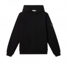2026 & 2027 Stone Island Hooded Sweatshirt Old Effect Black