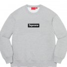 2026 & 2027 Supreme Box Logo Crewneck Heather Grey