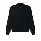 2026 & 2027 The New Originals Zip Up Sweater Fisherman Rib Black