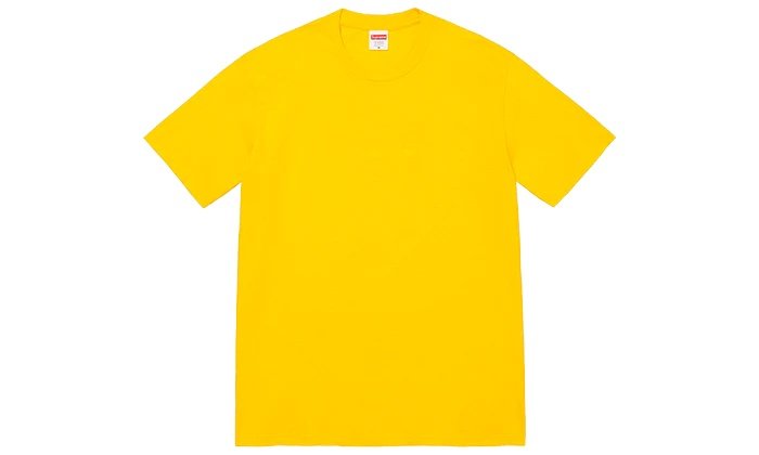 2026 & 2027 Supreme Tonal Box Logo Tee Yellow