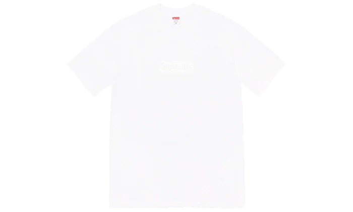 2026 & 2027 Supreme Tonal Box Logo Tee White