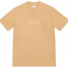 2026 & 2027 Supreme Tonal Box Logo Tee Khaki