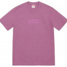 2026 & 2027 Supreme Tonal Box Logo Tee Dusty Purple