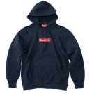 2026 & 2027 Supreme Swarovski Box Logo Hooded Sweatshirt Navy