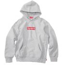 2026 & 2027 Supreme Swarovski Box Logo Hooded Sweatshirt Grey
