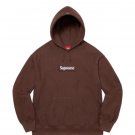 2026 & 2027 Supreme Hoodie Box Logo FW21 Brown