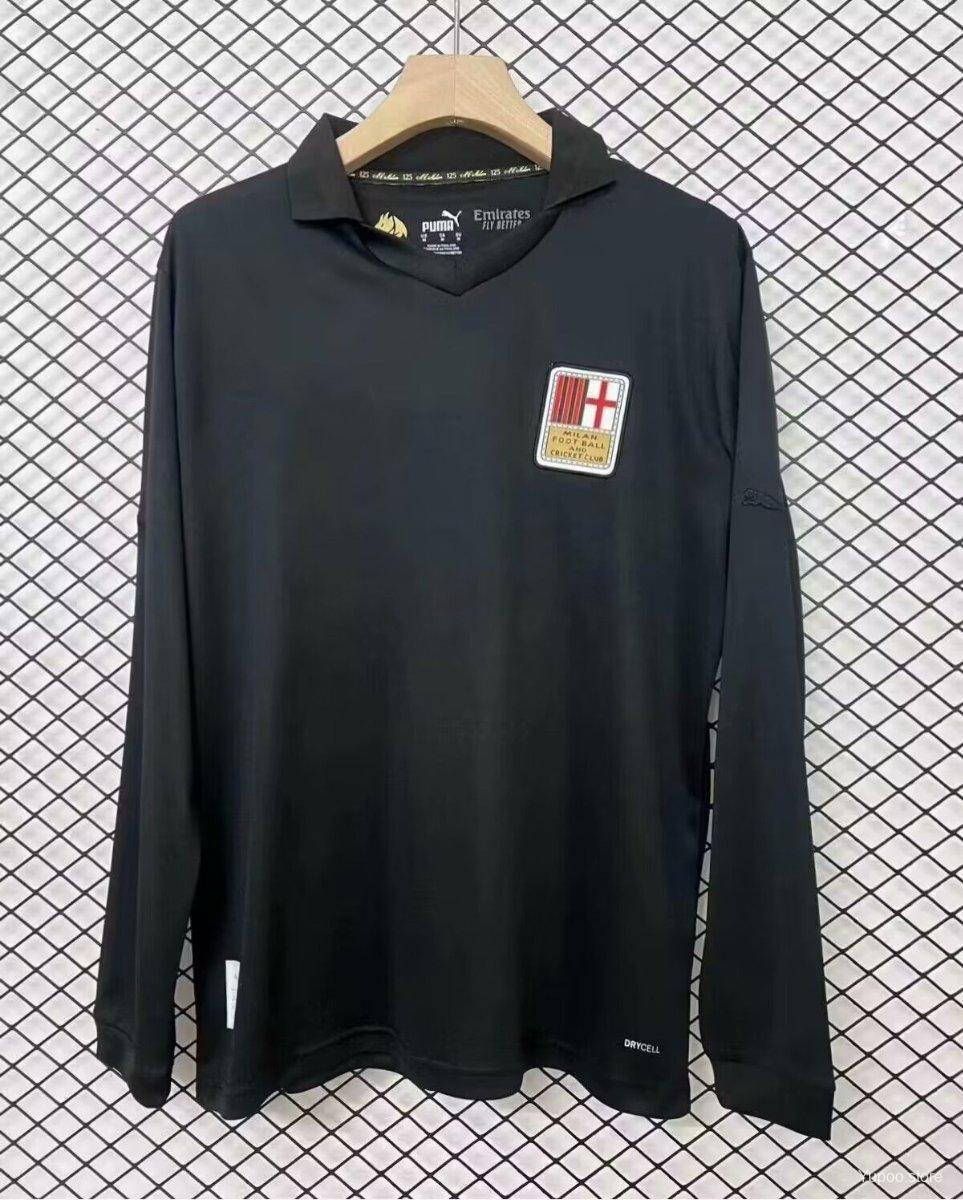 AC Milan 125th 24/25 Long Sleeves Adult Soccer Football Futbol Jersey