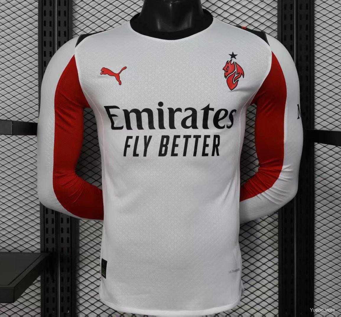 AC Milan Away 25/26 Long Sleeve Player Jersey