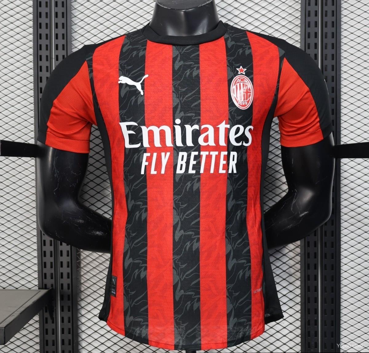 AC Milan Home 25/26 Player Soccer Football Futbol Adults Jersey