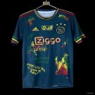 Ajax Navy Blue Bob Marley 25/26 Adult Soccer Futbol Football Jersey