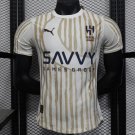 Al Hilal White with Gold Stripes 25/26 Player Soccer Football Futbol Adults Jersey