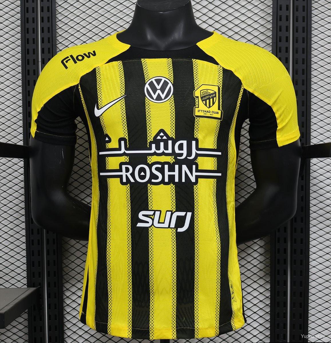 Al-Ittihad Home 25/26 Player Soccer Football Futbol Adults Jersey