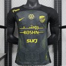 Al-Ittihad Third Black 25/26 Player Soccer Football Futbol Adults Jersey