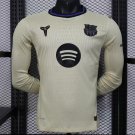 Barcelona Away Long Sleeve 25/26 Long Sleeve Player Jersey