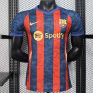 Barcelona Home Blue Red Stripes 25/26 Player Jersey