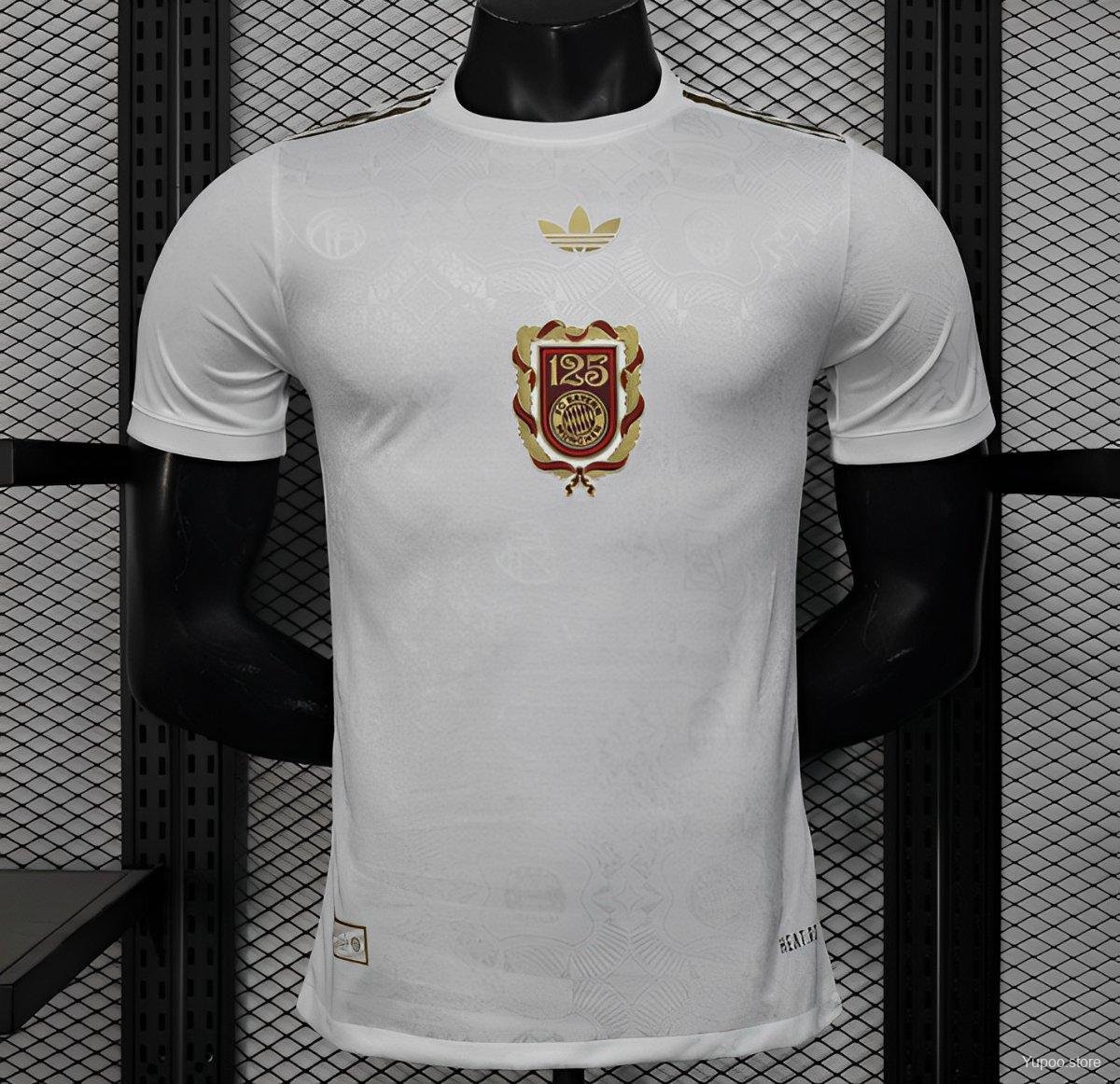 Bayern Munich White 25/26 Player Soccer Football Futbol Adults Jersey