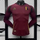 Belgium Home Sleeve 2024 Player Authentic Soccer Football Futbol Jersey Kit