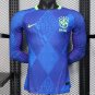 Brazil Away 2025 Long Sleeve Player Jersey