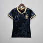 Brazil Woman Black Concept FIFA World Cup Soccer Football Jersey Kit