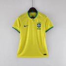 Brazil Women National Home 2022 Worldcup Soccer Football Jersey Kit