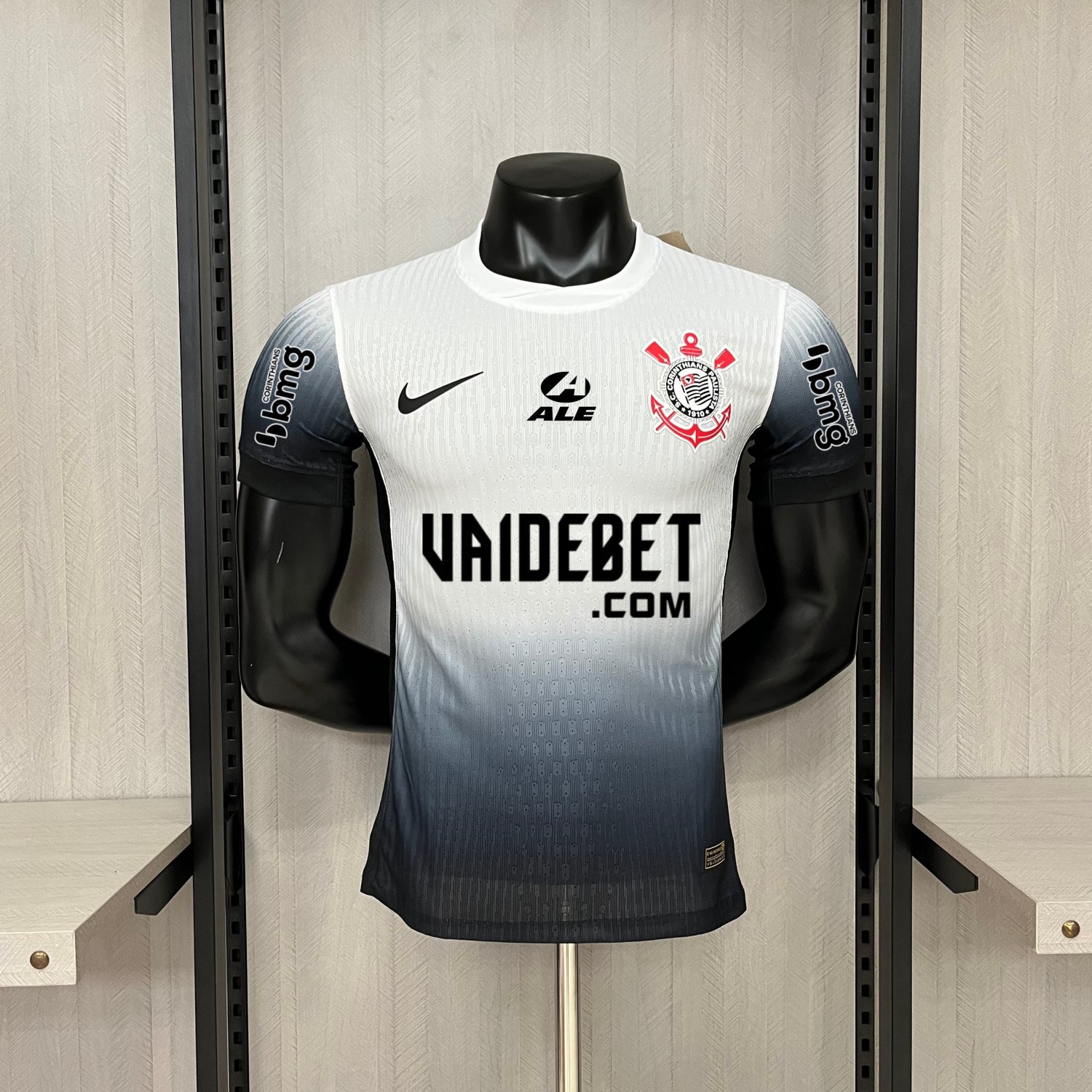 Corinthians Home All sponsors 24/25 Player Authentic Soccer Football Futbol Jersey Kit