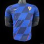 Croatia Away Blue 2024 Player Authentic Soccer Football Futbol Jersey Kit