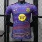 FC Barcelona Blue with Colorful Wave Stripes 25/26 Player Jersey