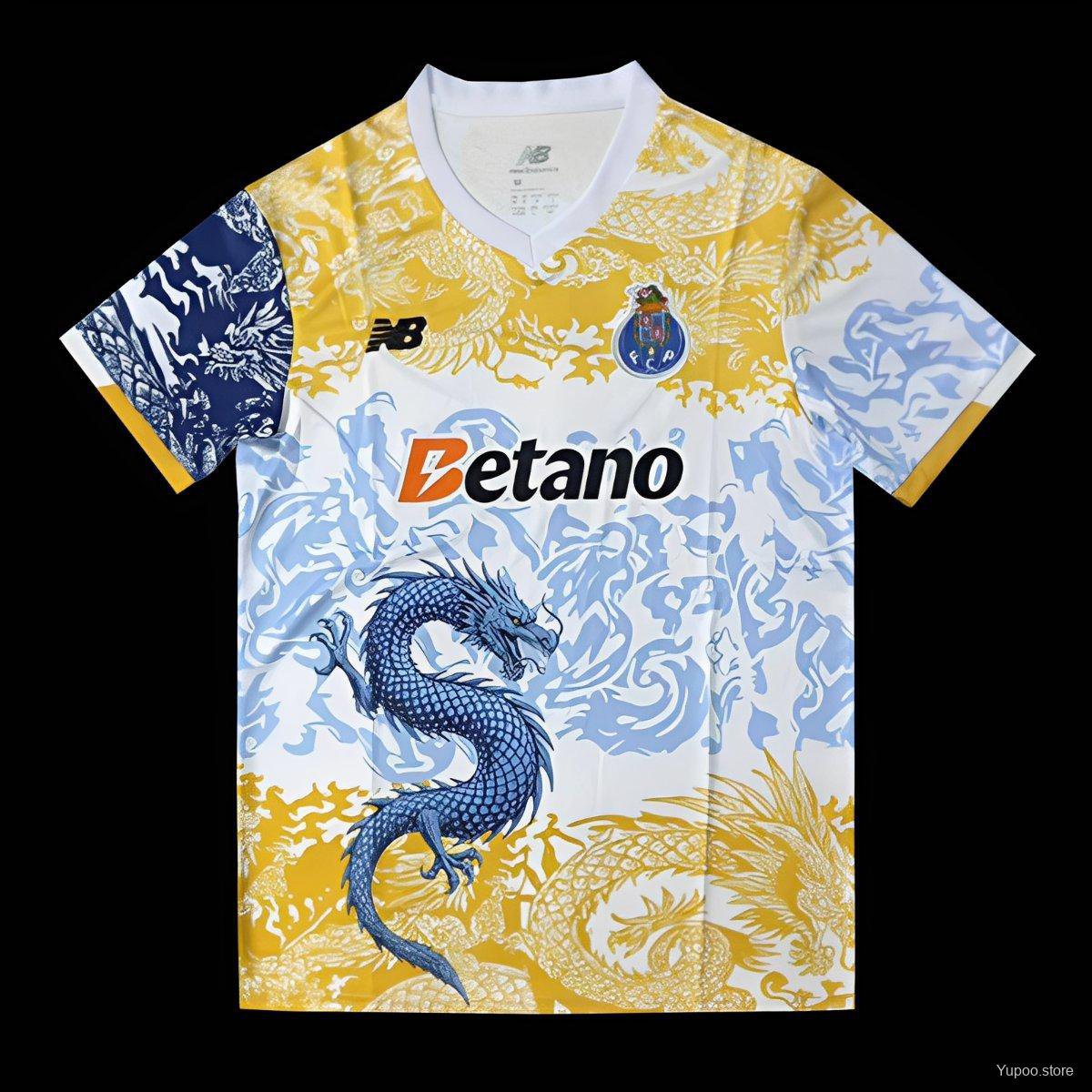 FC Porto White with Chinese Dragon 25/26 Jersey