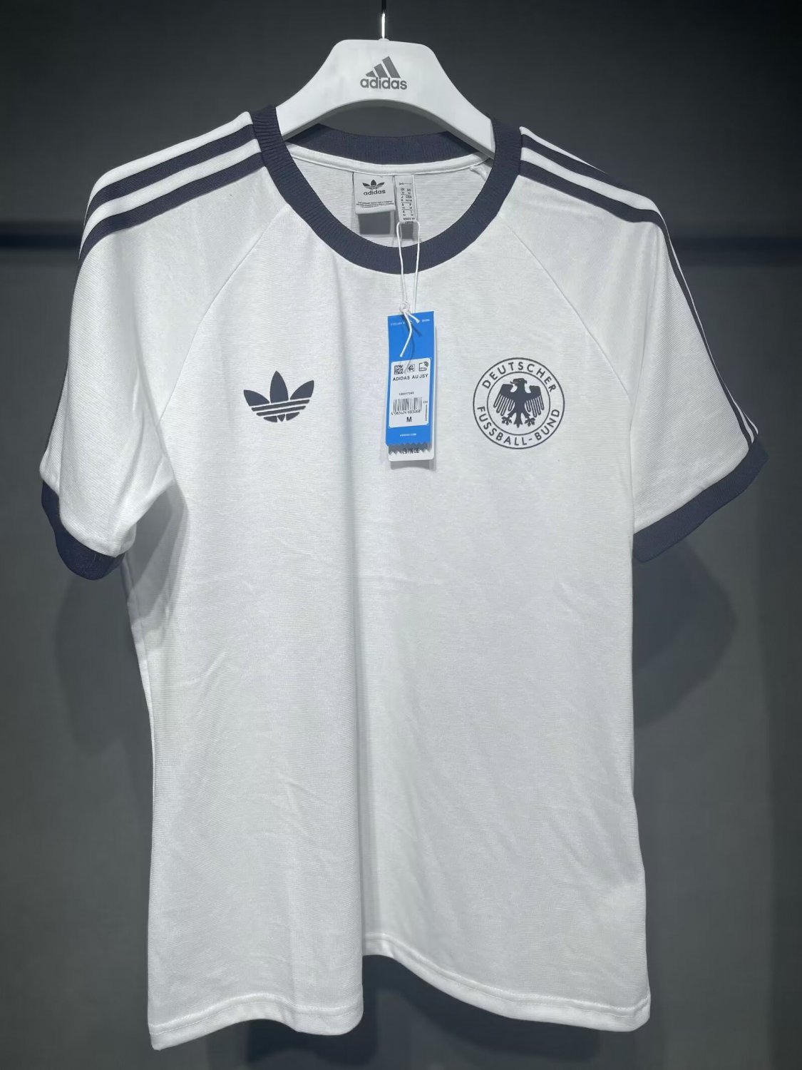 Germany white retro Adult Soccer Football Jersey