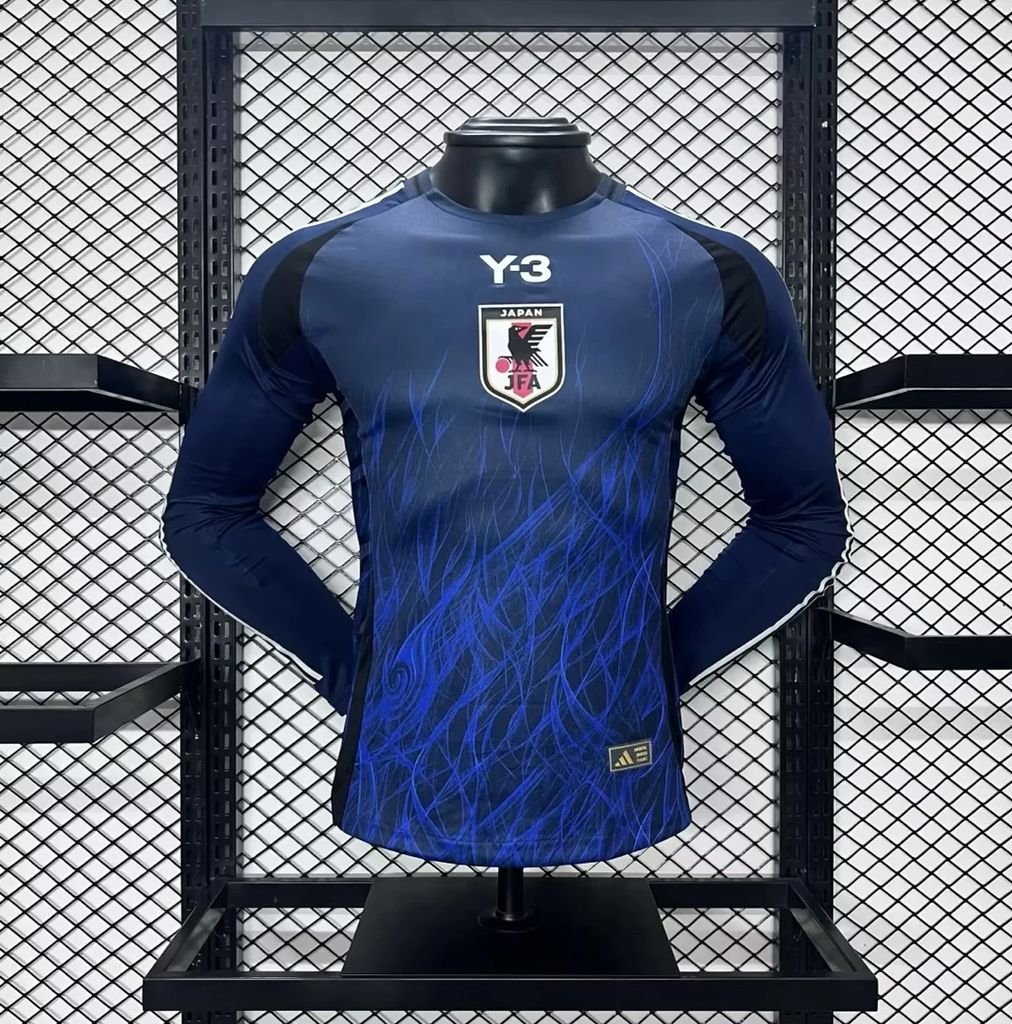 Japan Home 24/25 Long Sleeves Player Authentic Soccer Football Futbol Jersey Kit