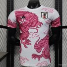 Japan National Team White with Pink Dragon 25/26 Player Soccer Football Futbol Adults Jersey
