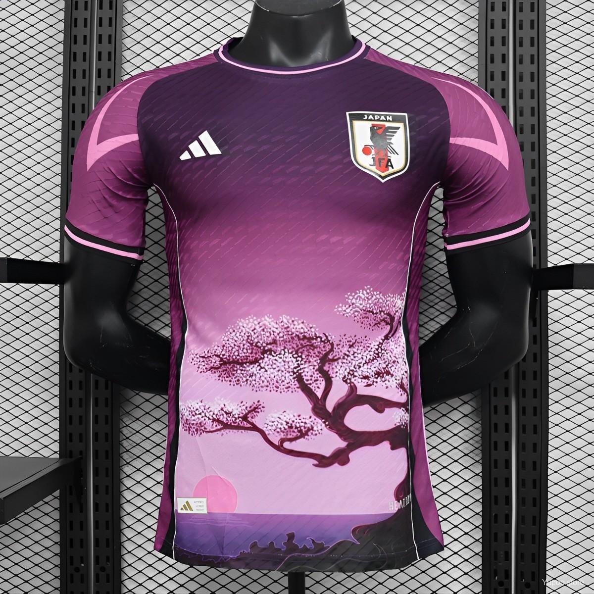 Japan Purple Concept 2024 Player Authentic Soccer Football Futbol Jersey Kit
