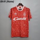 Liverpool Home Retro 89/91 Soccer Football Vintage Jersey