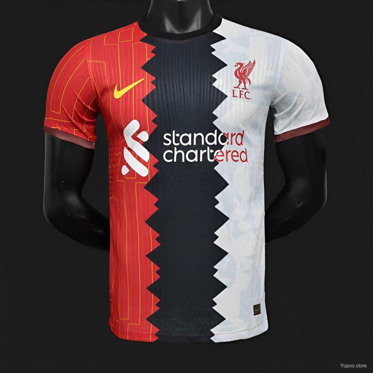 Liverpool Special Black_Red_White Edition 24/25 Player Soccer Football Futbol Adults Jersey