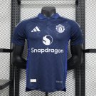 Manchester United Away 24/25 Player Authentic Soccer Football Futbol Jersey Kit