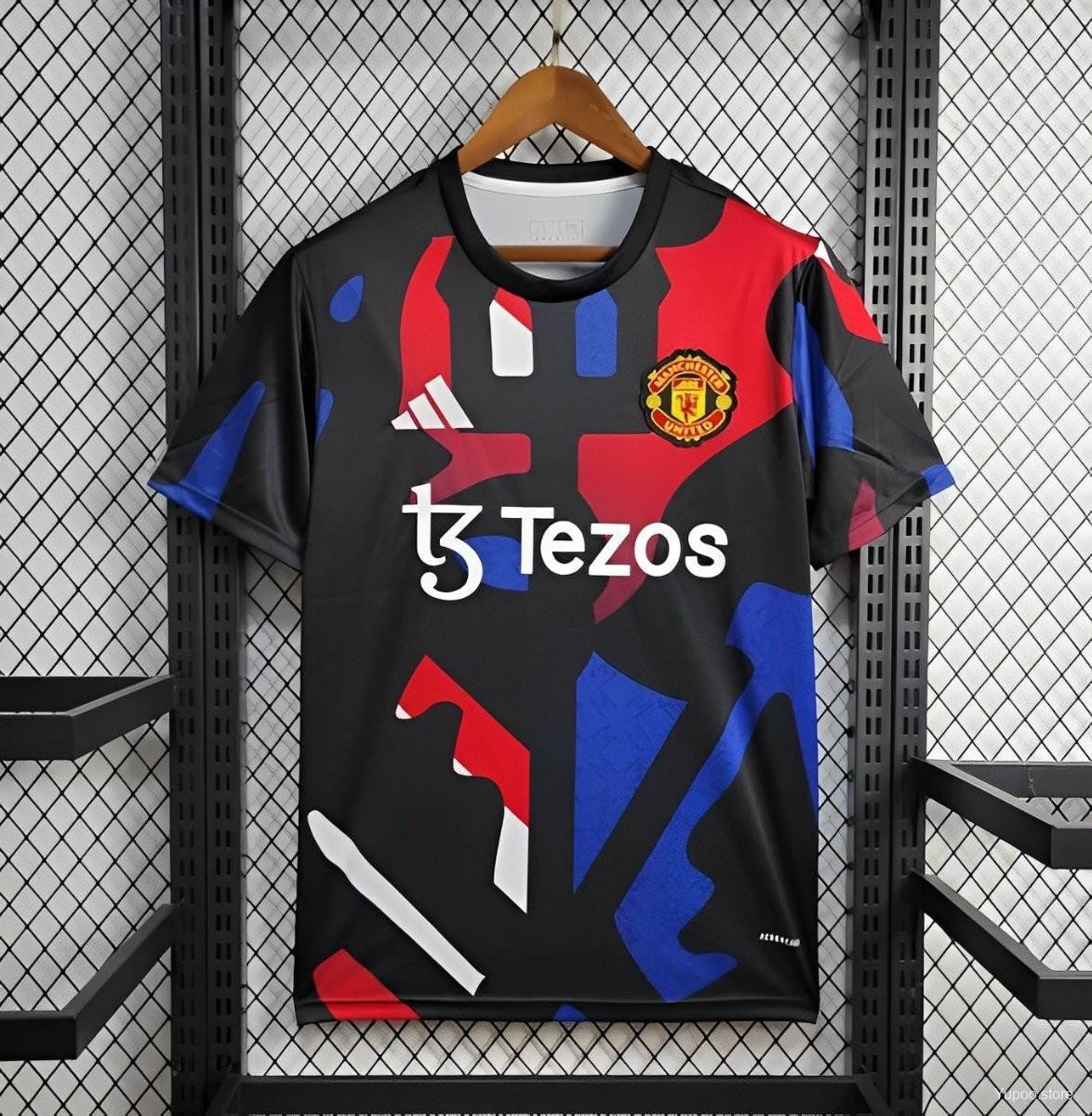 Manchester United Training 24/25 Adult Soccer Futbol Football Jersey