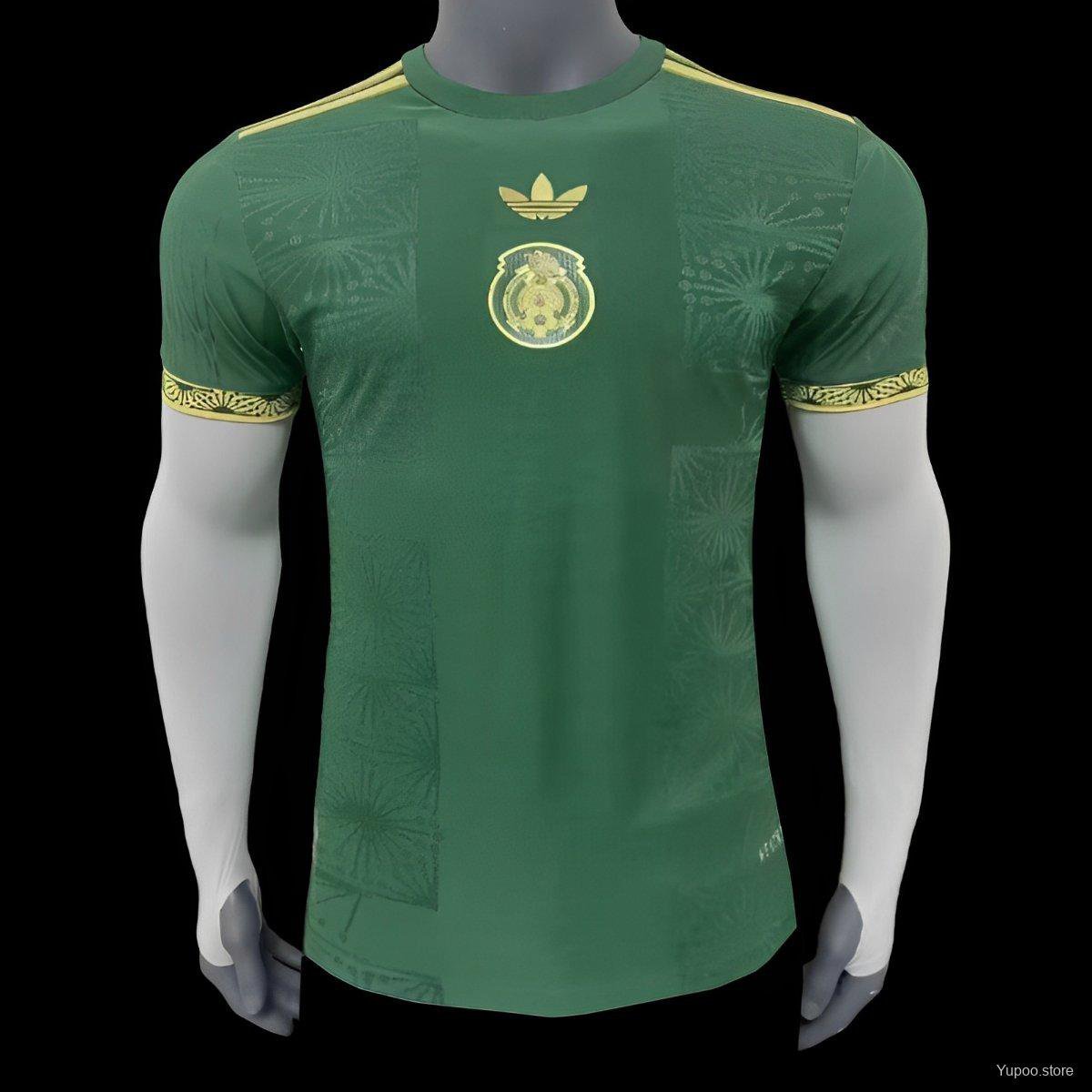 Mexico Gold Cup Green Special 2025 Player Soccer Football Futbol Adults Jersey