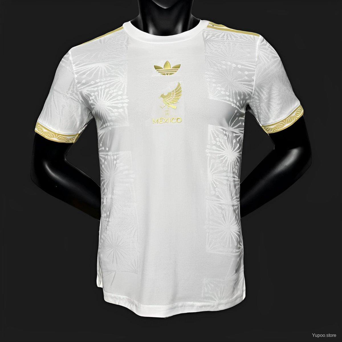 Mexico Gold Cup White 2025 Player Soccer Football Futbol Adults Jersey