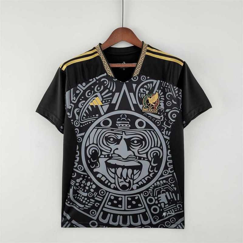 Mexico Special Edition Black World Cup FIFA 2022 Soccer Football Jersey