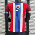 Norway Home 2024 Player Authentic Soccer Football Futbol Jersey Kit