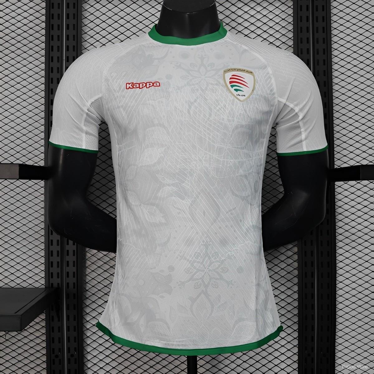 Oman Away White 2024 Player Authentic Soccer Football Futbol Jersey Kit