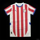 Paraguay Home 2024 Soccer Football Futbol Adults Jersey