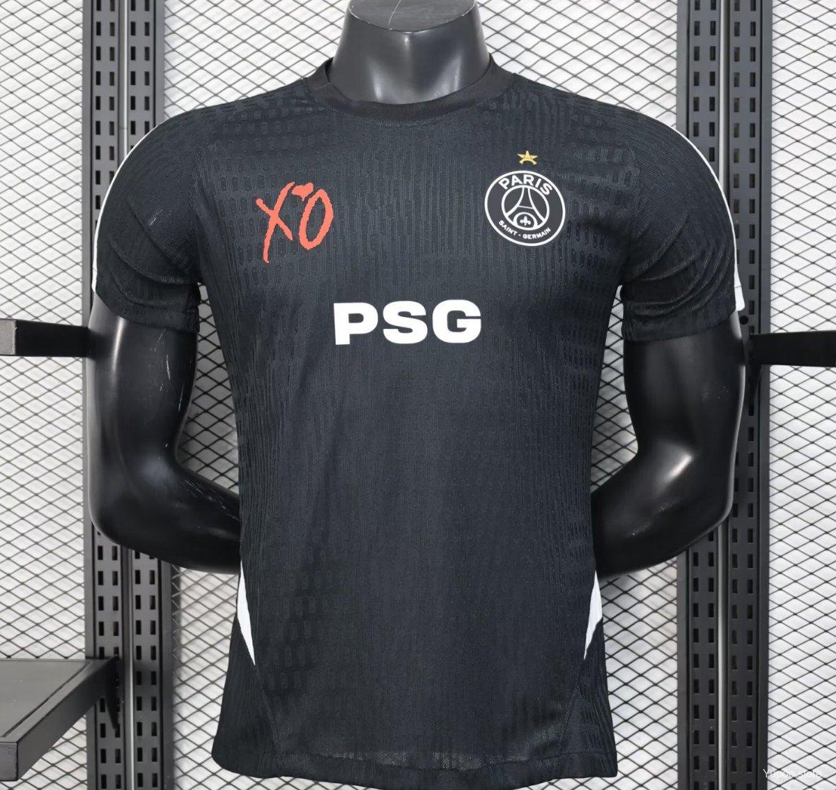 PSG x XO Black Pre-Match 25/26 Player Jersey