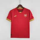 Serbia Home 2022 World Cup Nation Euro Cup Soccer Football Jersey