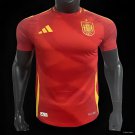 Spain Home 2024 Player Authentic Soccer Football Futbol Jersey Kit