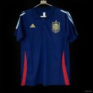 Spain Navy POLO 2024 Adult Soccer Football Jersey