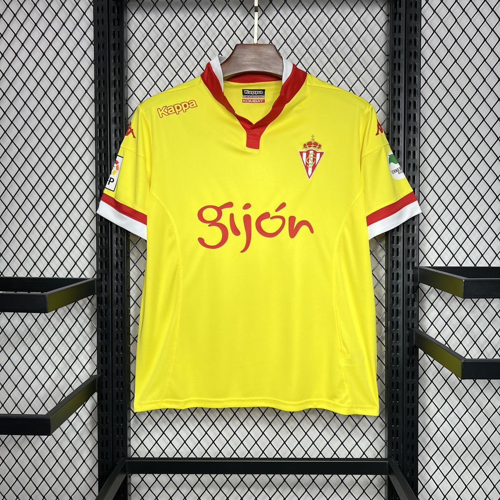 Sporting de Gijon Away Retro 2015/16 Adult Soccer Football Jersey