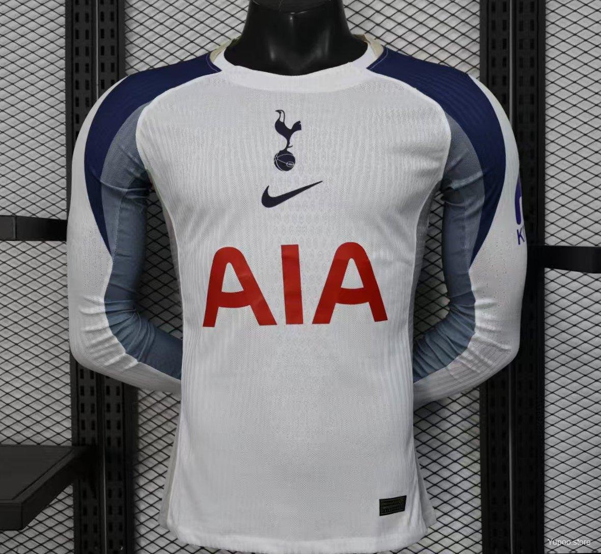 Tottenham Home 25/26 Long Sleeve Player Jersey