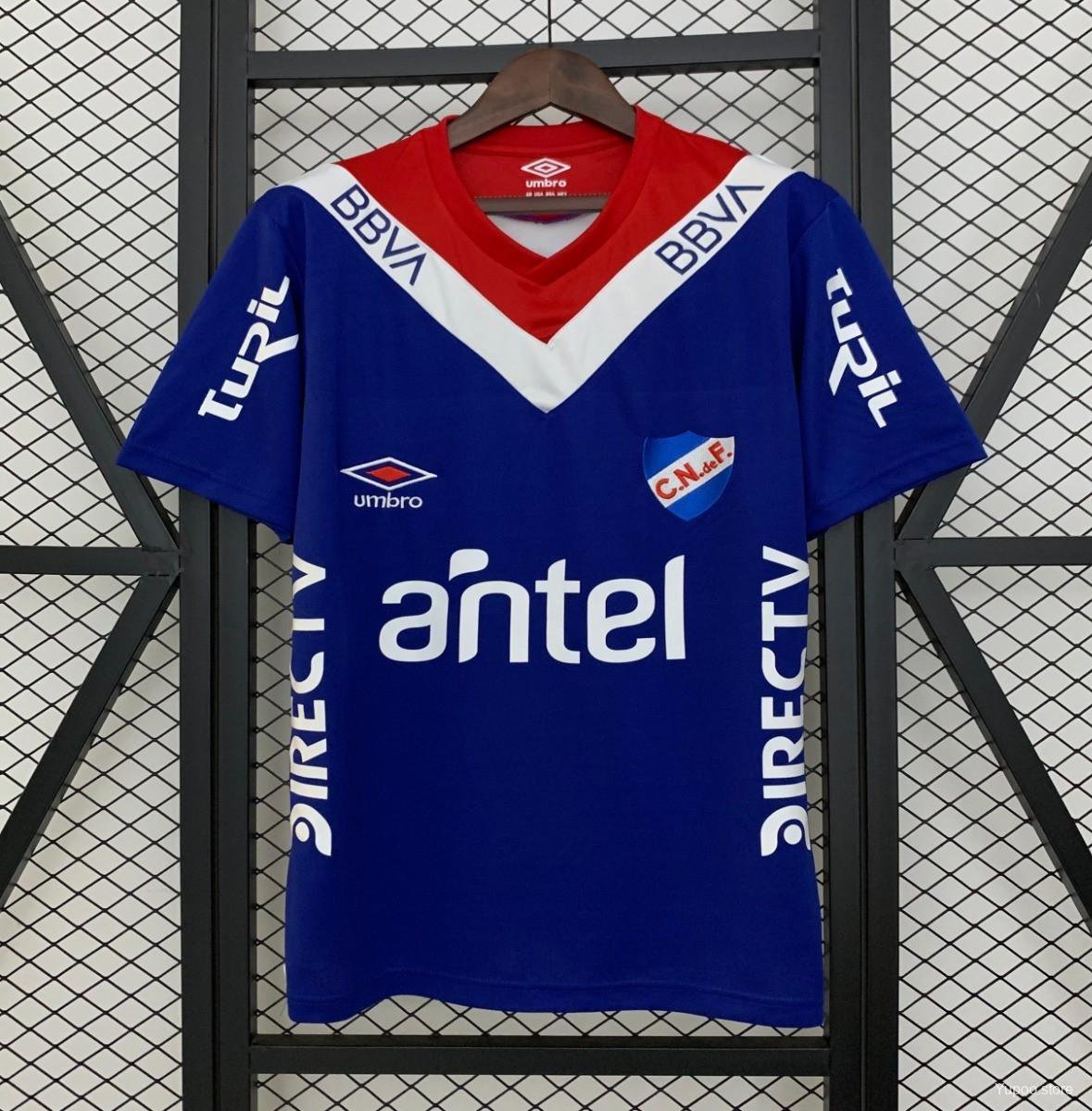 Uruguay Club Nacional Blue Pre-Match 25/26 Soccer Football futbol Adults Jersey